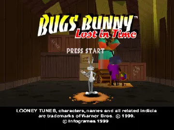 Bugs Bunny - Lost in Time (US) screen shot title